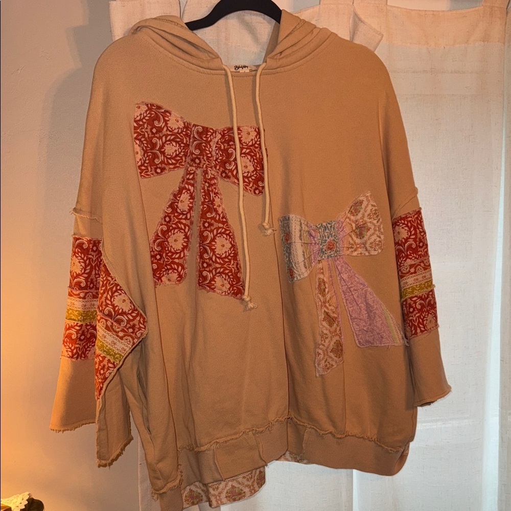 BlueVelvet Tan Hoodie